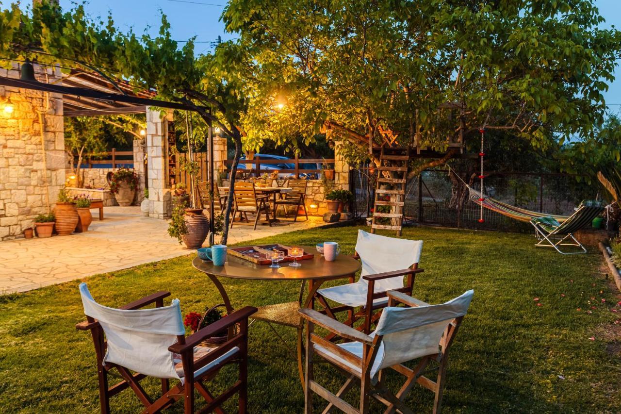 Petalidi Olive Garden Stone House Near The Beach Exterior photo